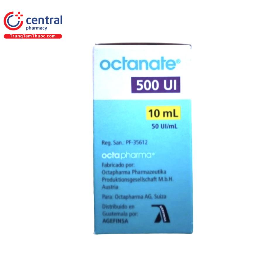 OCTANATE subst sèche 500 UI c solv+set applicat