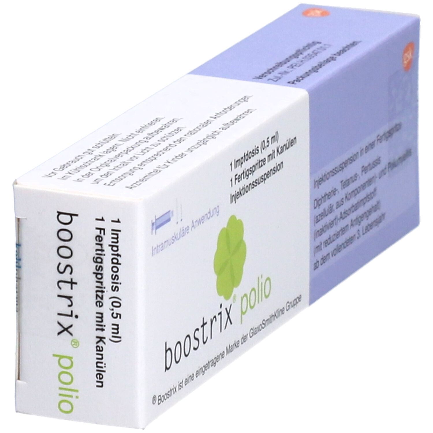 BOOSTRIX Polio susp inj (n ser pré) ser pré 0.5 ml