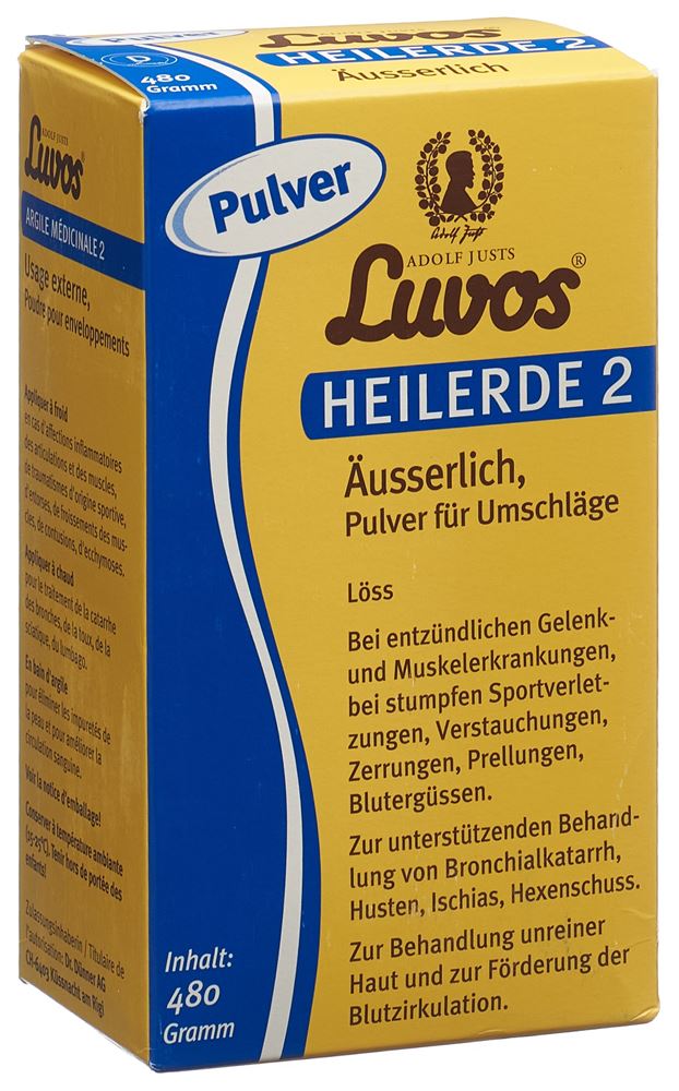 LUVOS argile médicinale 2 externe pdr 480 g