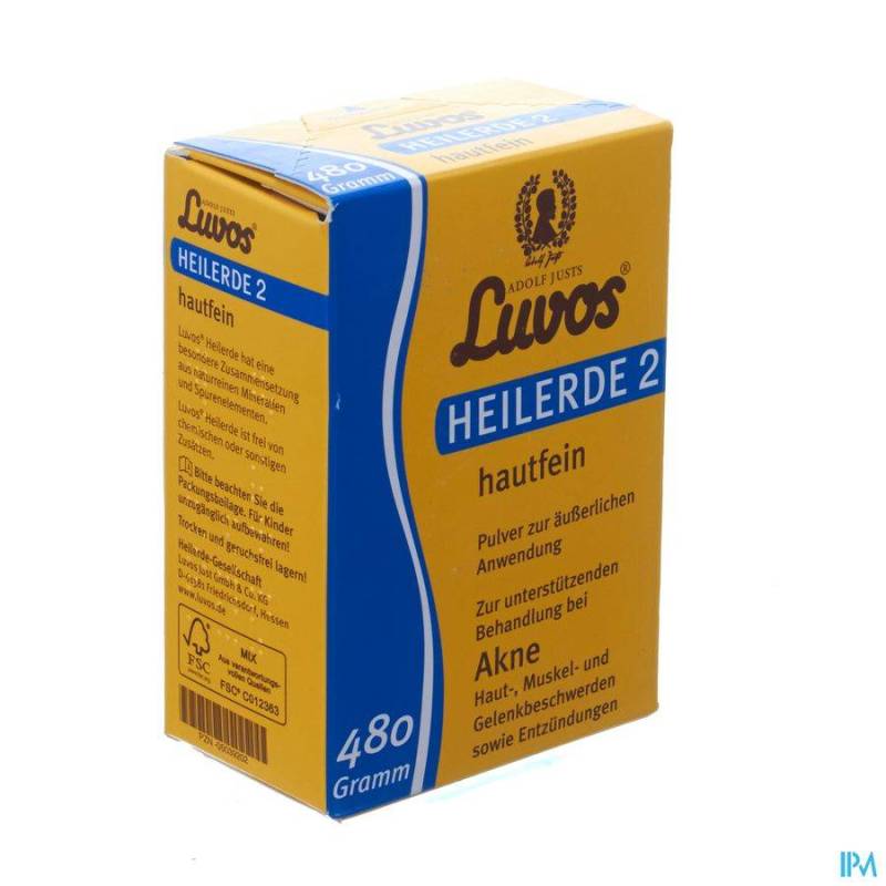 LUVOS argile médicinale 2 externe pdr 480 g