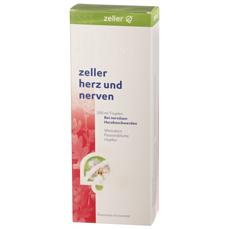 ZELLER cœur et nerfs gouttes 200 ml
