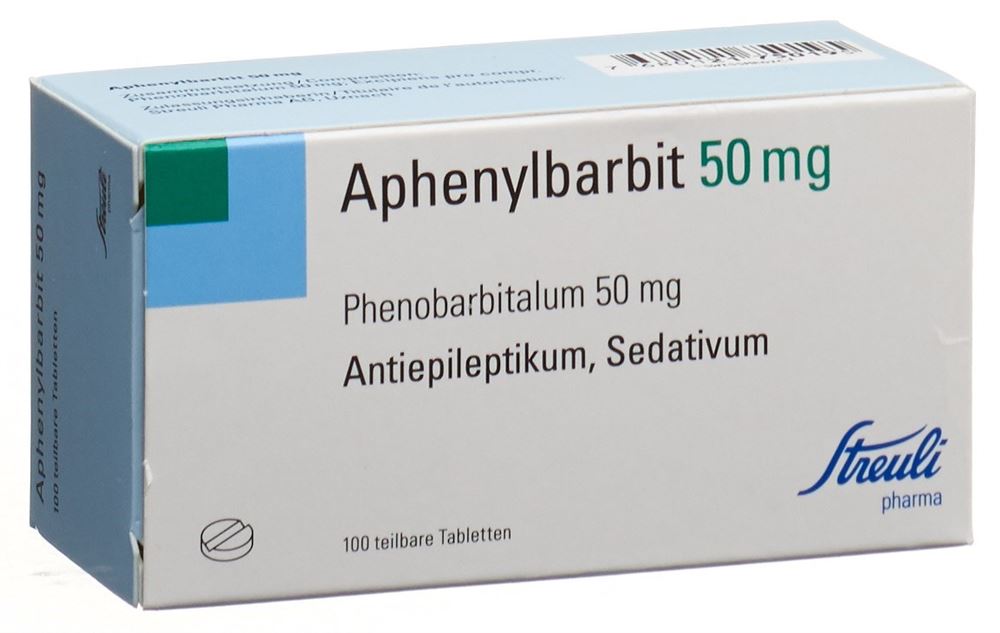 APHENYLBARBITE Streuli cpr 50 mg 100 pce