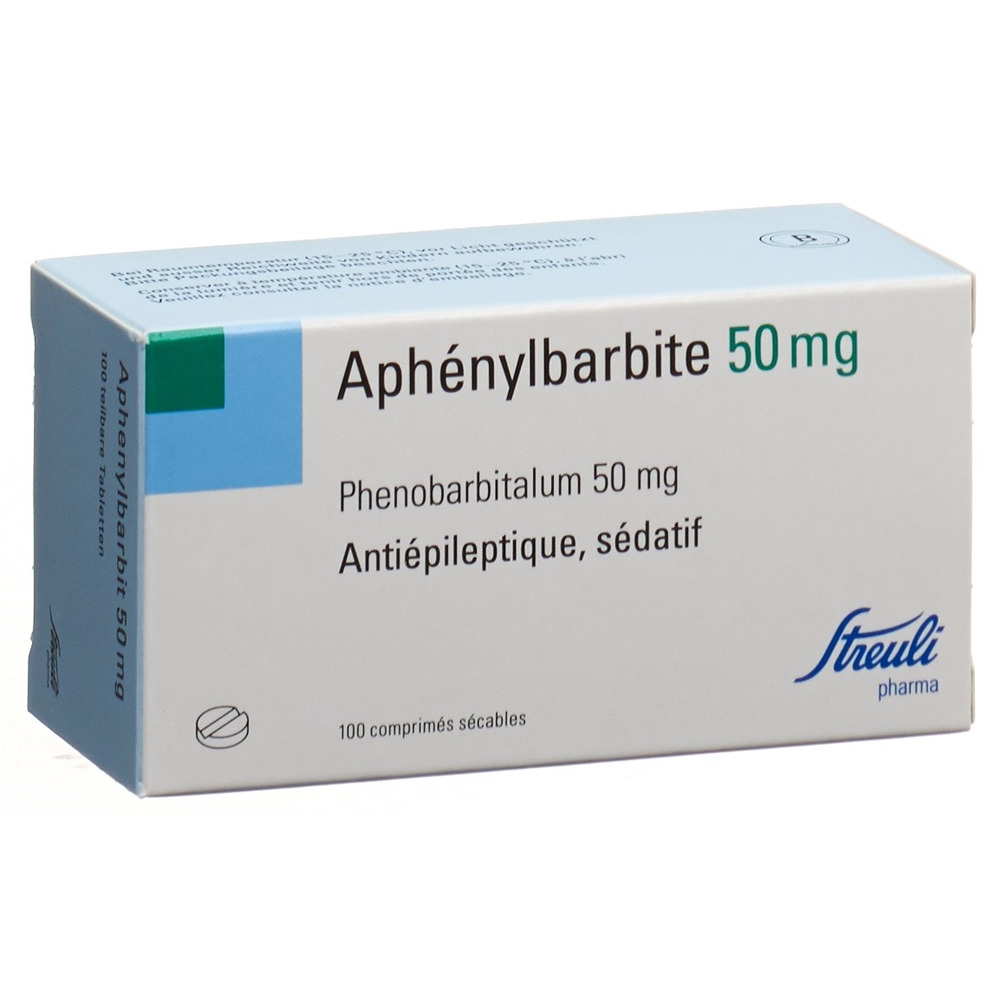 APHENYLBARBITE Streuli cpr 50 mg 100 pce