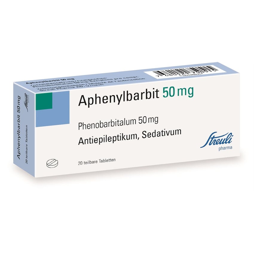 APHENYLBARBITE Streuli cpr 50 mg 100 pce