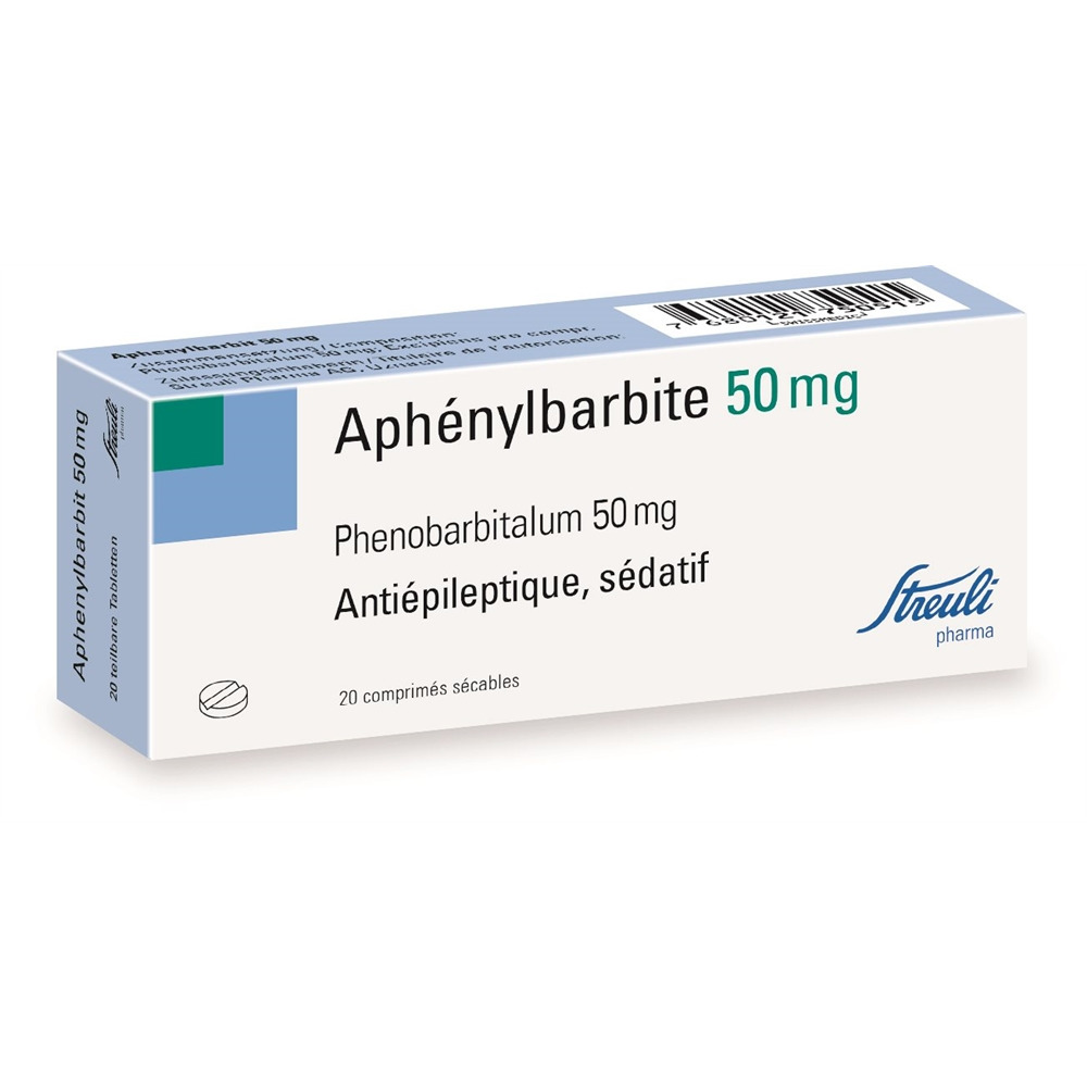 APHENYLBARBITE Streuli cpr 50 mg 20 pce