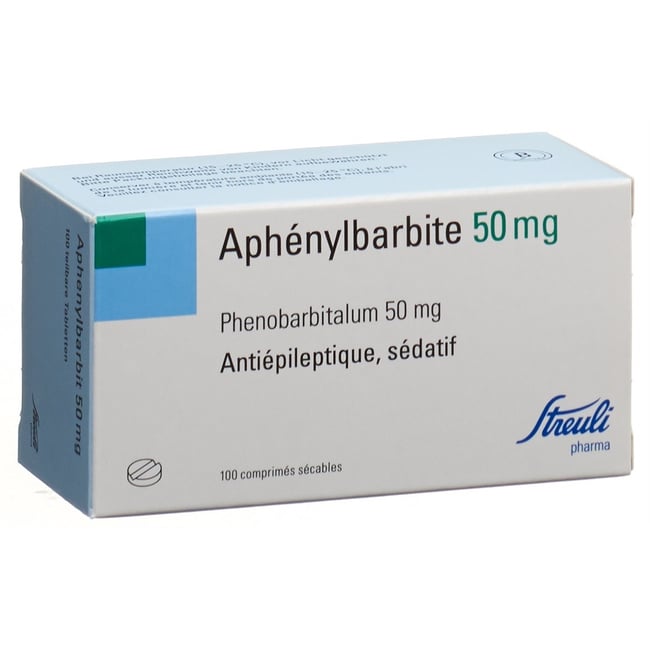 APHENYLBARBITE Streuli cpr 50 mg 20 pce