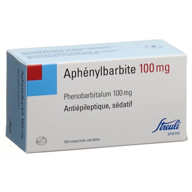 APHENYLBARBITE Streuli cpr 100 mg 20 pce