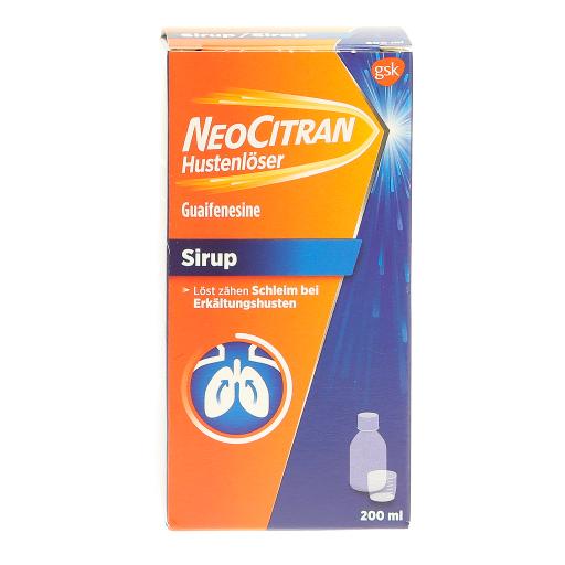 NEOCITRAN Expectorant sirop fl verre 200 ml