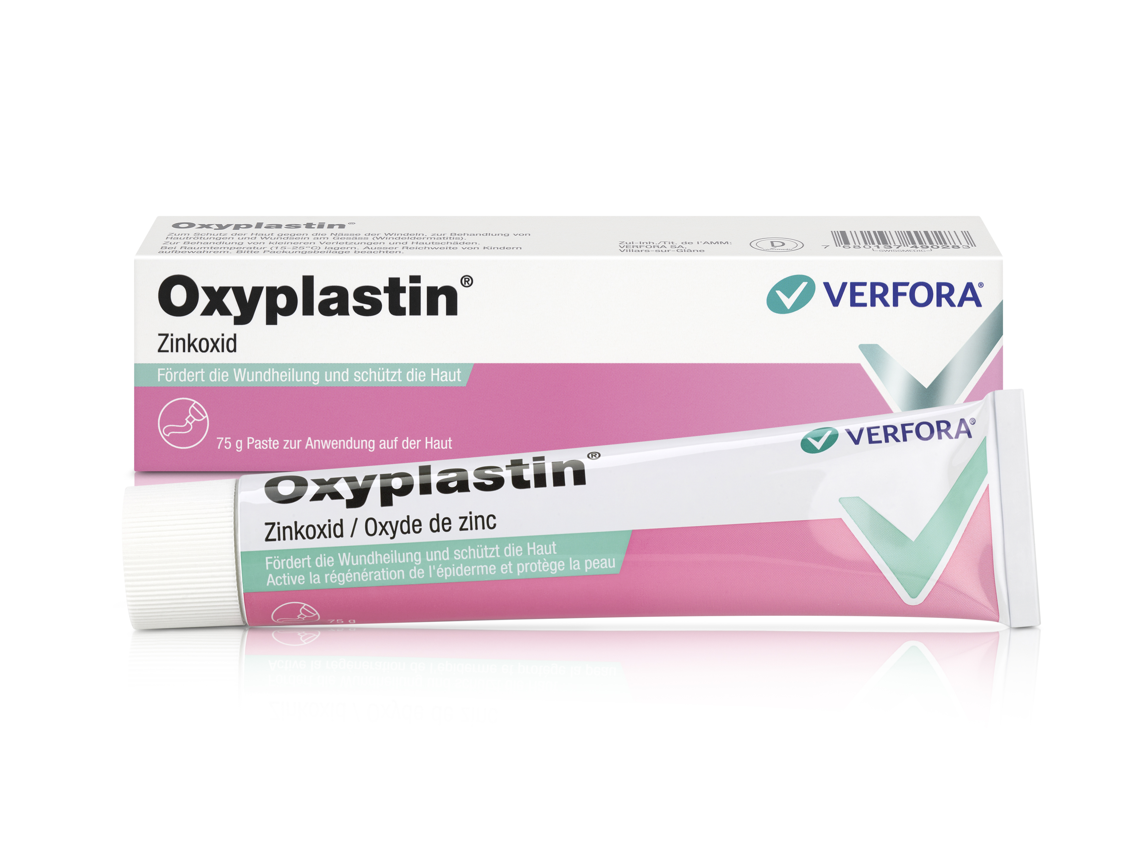 Oxyplastin, pâte cutanée