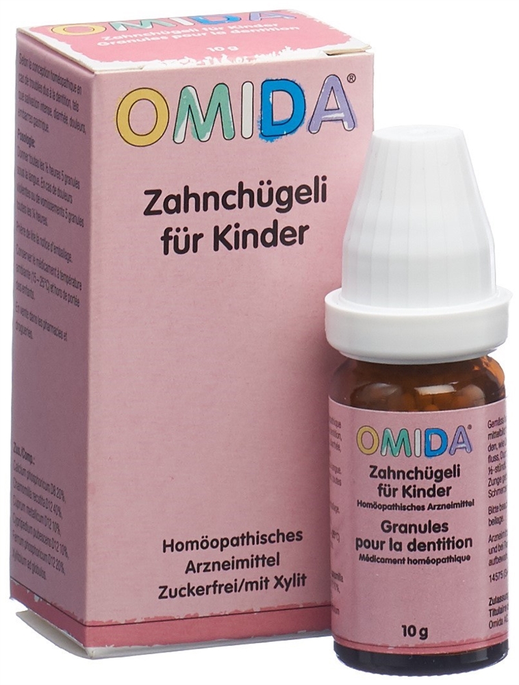Omida Zahnchügeli für Kinder, Globuli