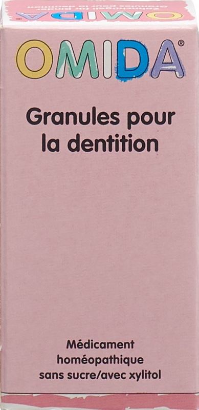 OMIDA granules dentition enfants s sucre fl 10 g