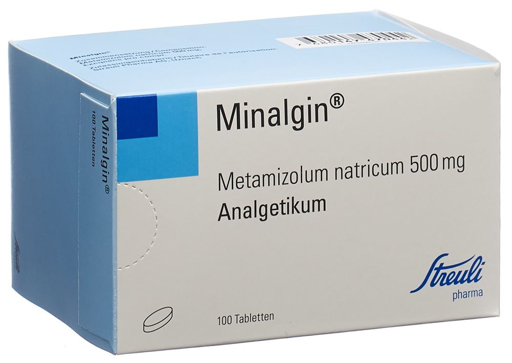 MINALGIN cpr 500 mg ovale 100 pce