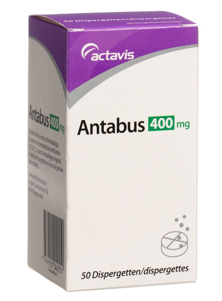 ANTABUS dispergettes cpr 400 mg bte 50 pce