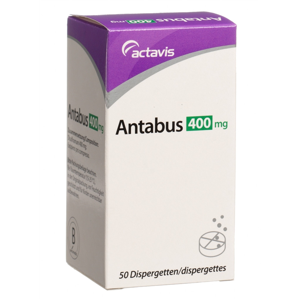 ANTABUS dispergettes cpr 400 mg bte 50 pce
