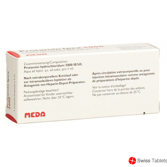 PROTAMIN Ipex 1000 sol inj 5000 UI/5ml amp 5 ml