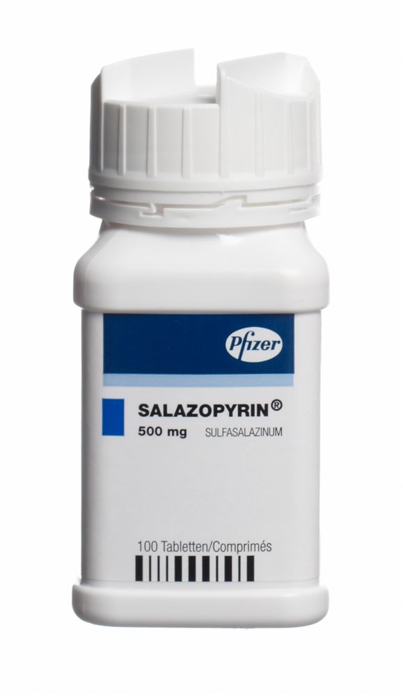 SALAZOPYRIN cpr 500 mg bte 100 pce