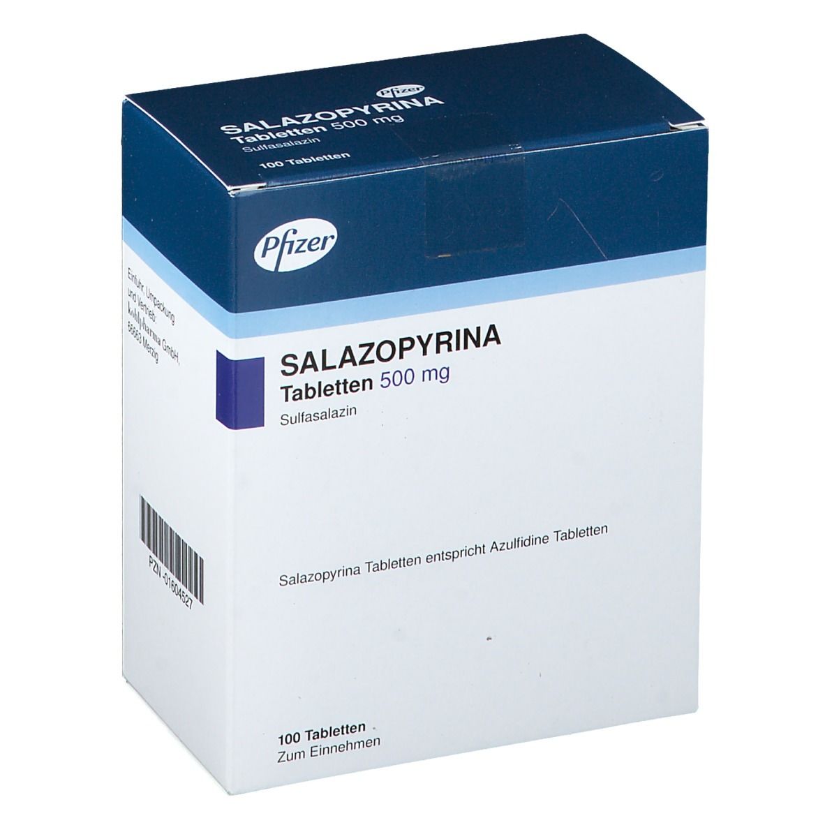 SALAZOPYRIN cpr 500 mg bte 100 pce