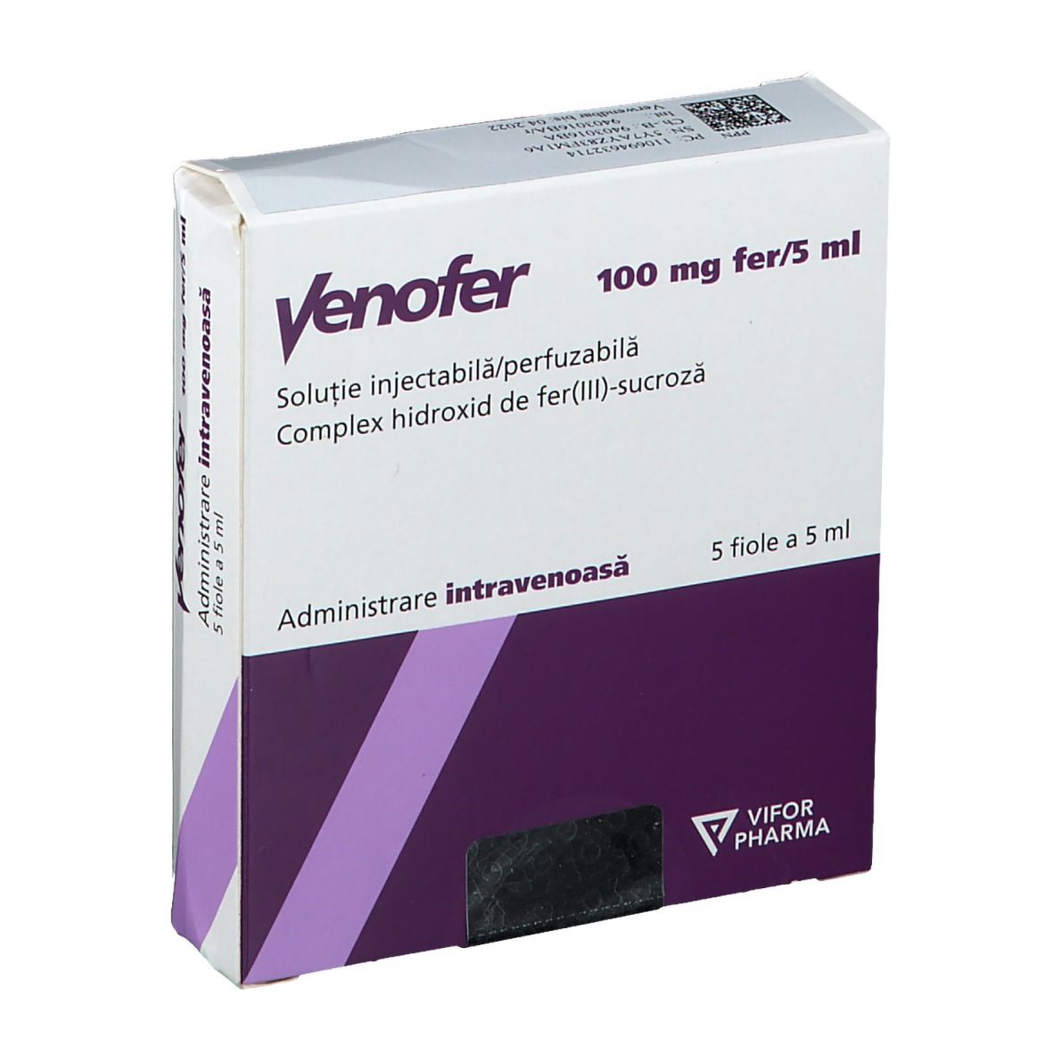 VENOFER sol inj 100 mg/5ml 5 amp 5 ml