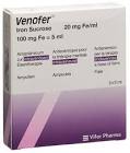VENOFER sol inj 100 mg/5ml 5 flac 5 ml