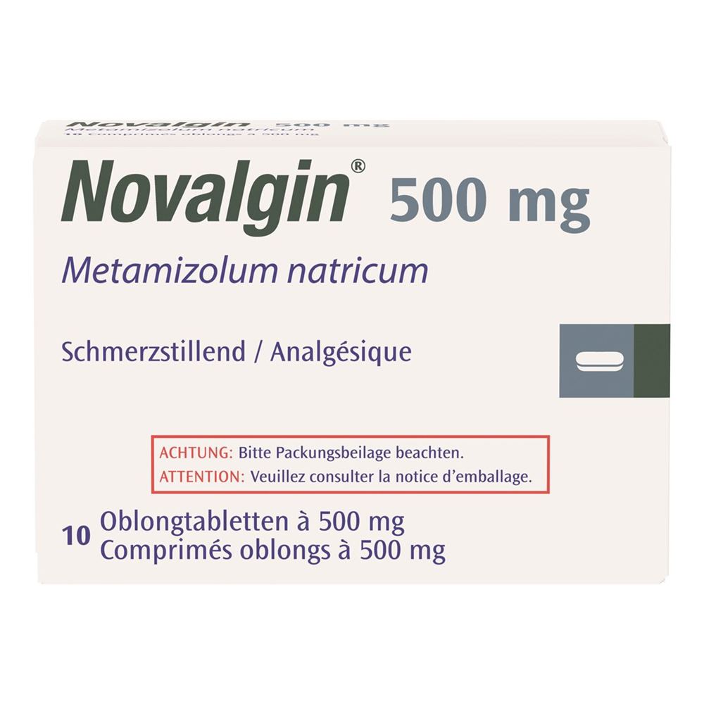 NOVALGIN cpr pell 500 mg 10 pce