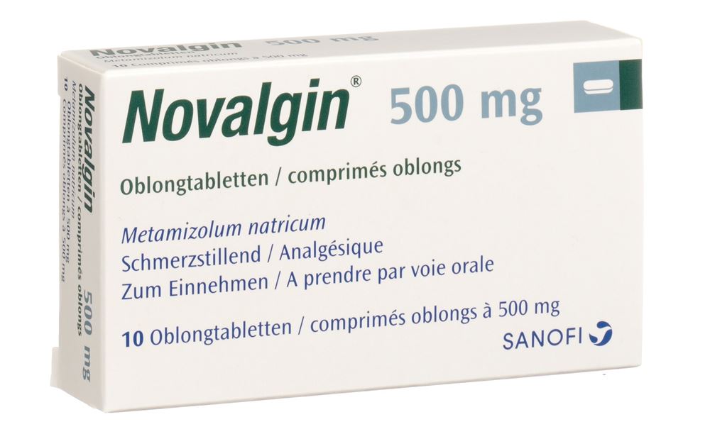 NOVALGIN cpr pell 500 mg 10 pce