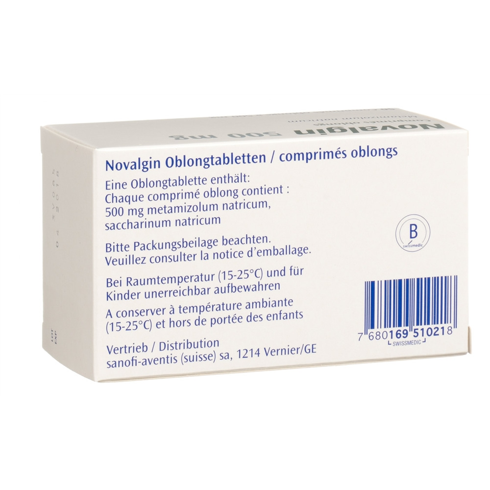NOVALGIN cpr pell 500 mg 50 pce