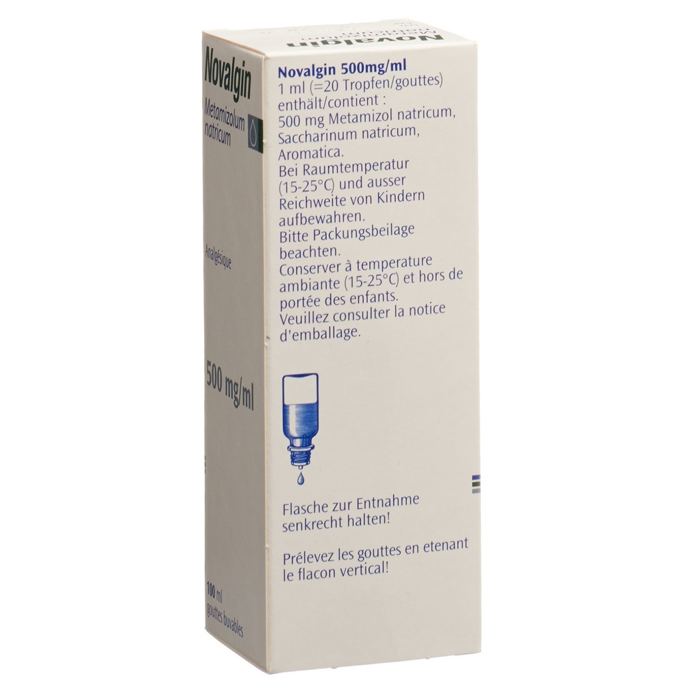 NOVALGIN gouttes 0.5 g/ml fl 100 ml