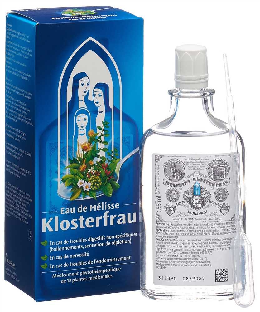KLOSTERFRAU eau de mélisse liq fl 95 ml