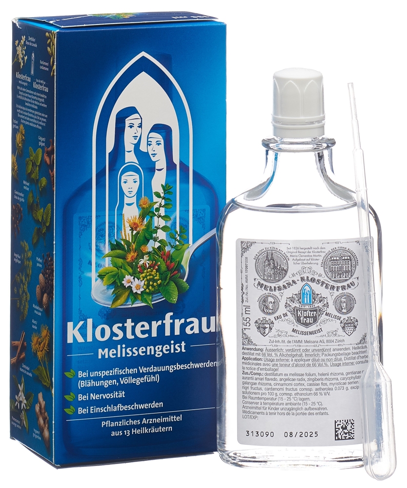 KLOSTERFRAU eau de mélisse liq fl 155 ml