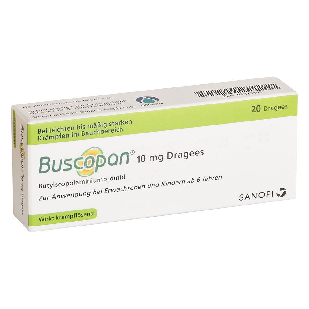 BUSCOPAN drag 10 mg 20 pce