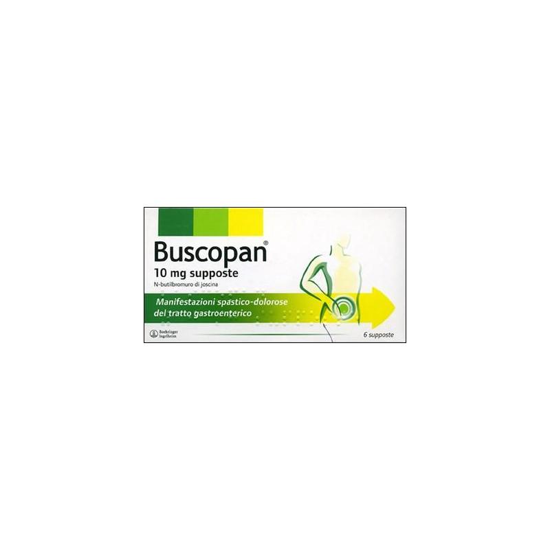 BUSCOPAN supp 10 mg 6 pce
