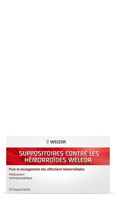 WELEDA suppositoires hémorroïdes 10 pce