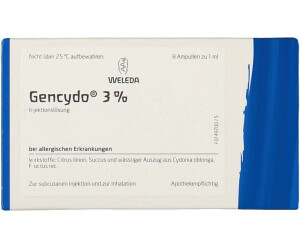 GENCYDO 3% sol inj 8 amp 1 ml