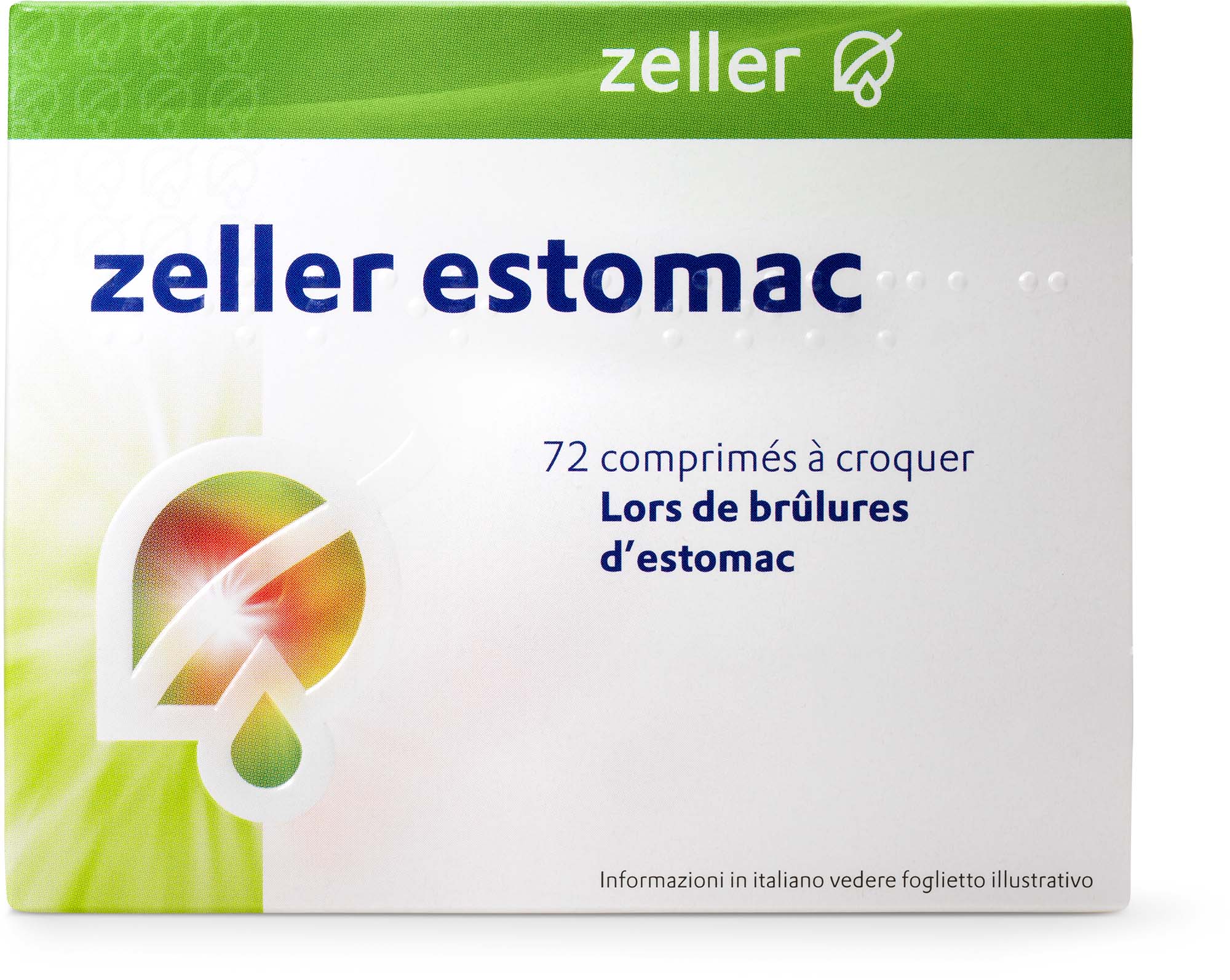 ZELLER estomac cpr croq 72 pce