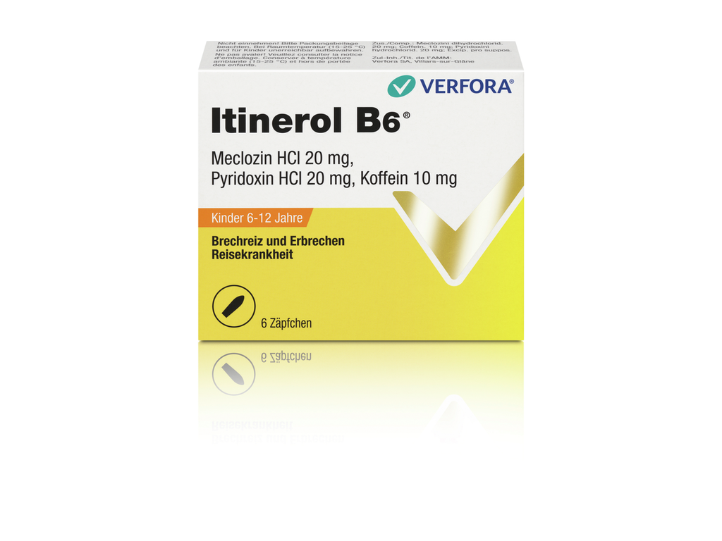 ITINEROL B6 supp enf 6 pce