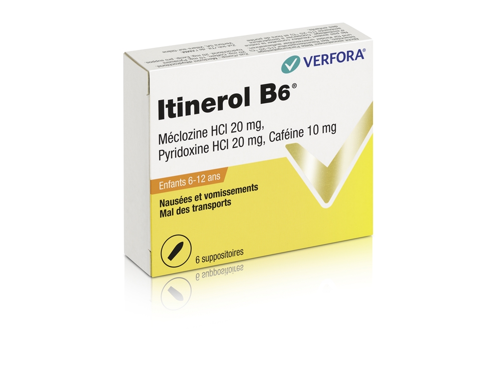 ITINEROL B6 supp enf 6 pce