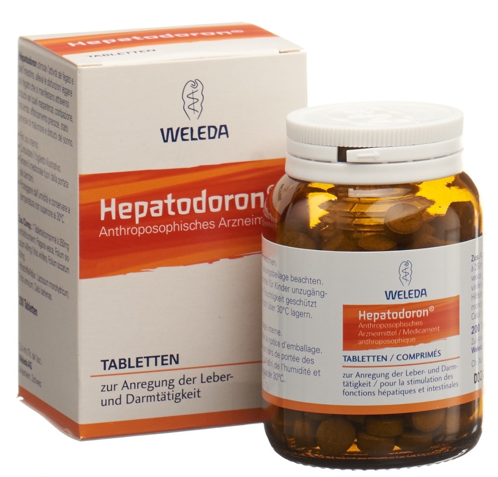 Hepatodoron, Tabletten