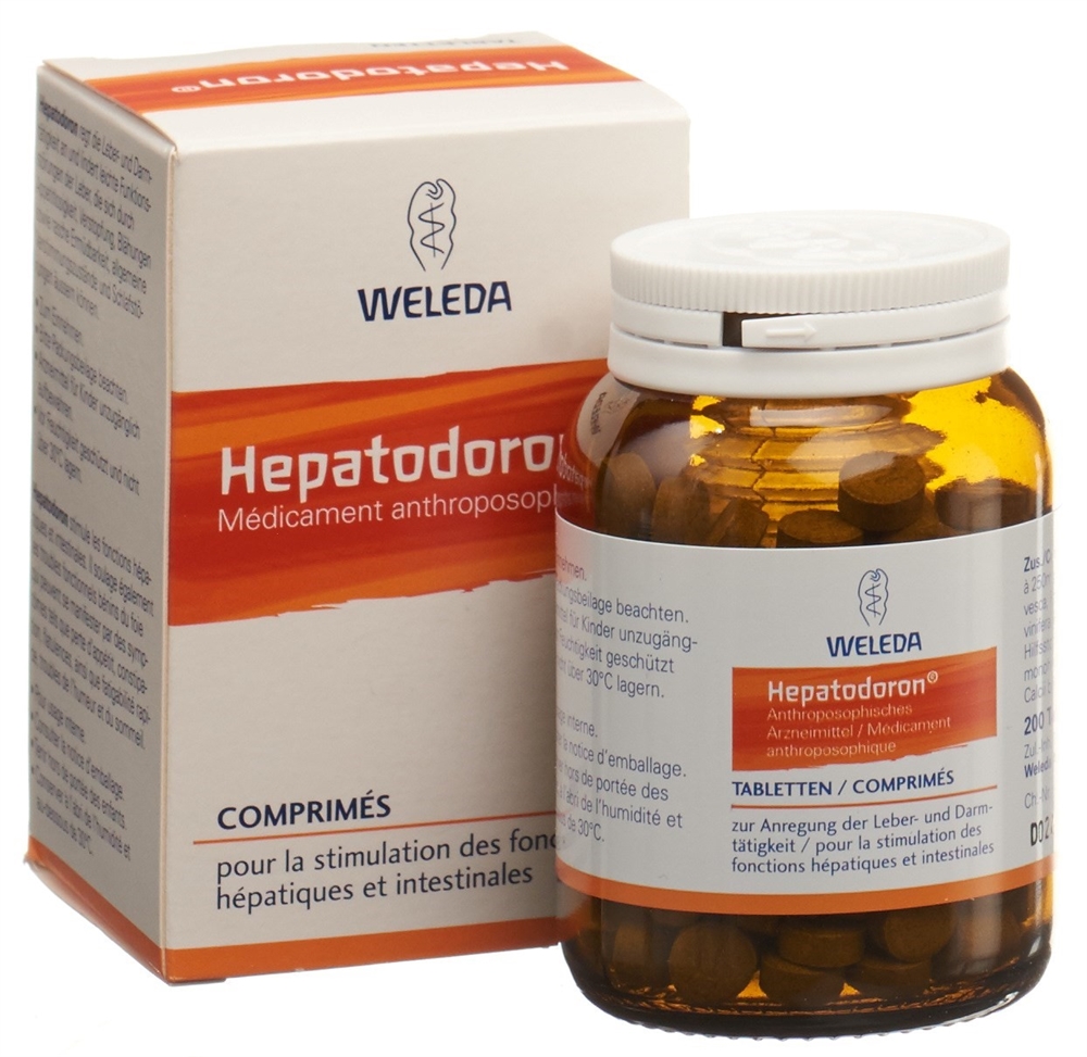 Hepatodoron, Tabletten