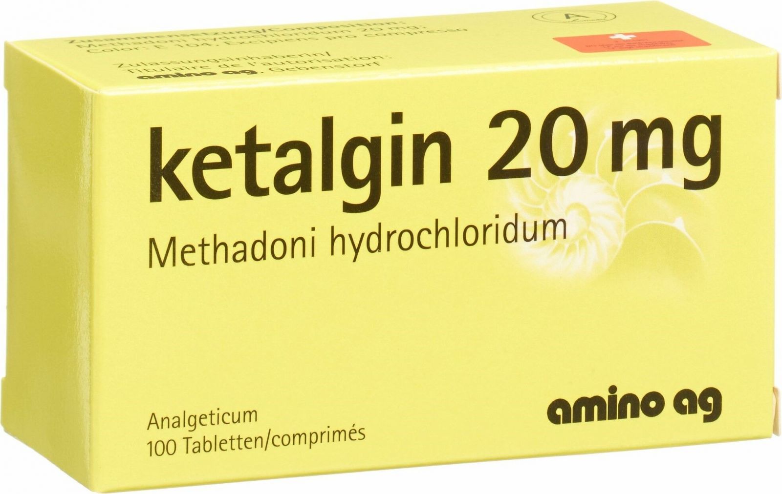 KETALGINE supp 20 mg 10 pce