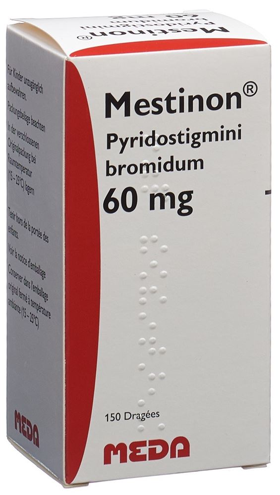 MESTINON drag 60 mg fl 150 pce