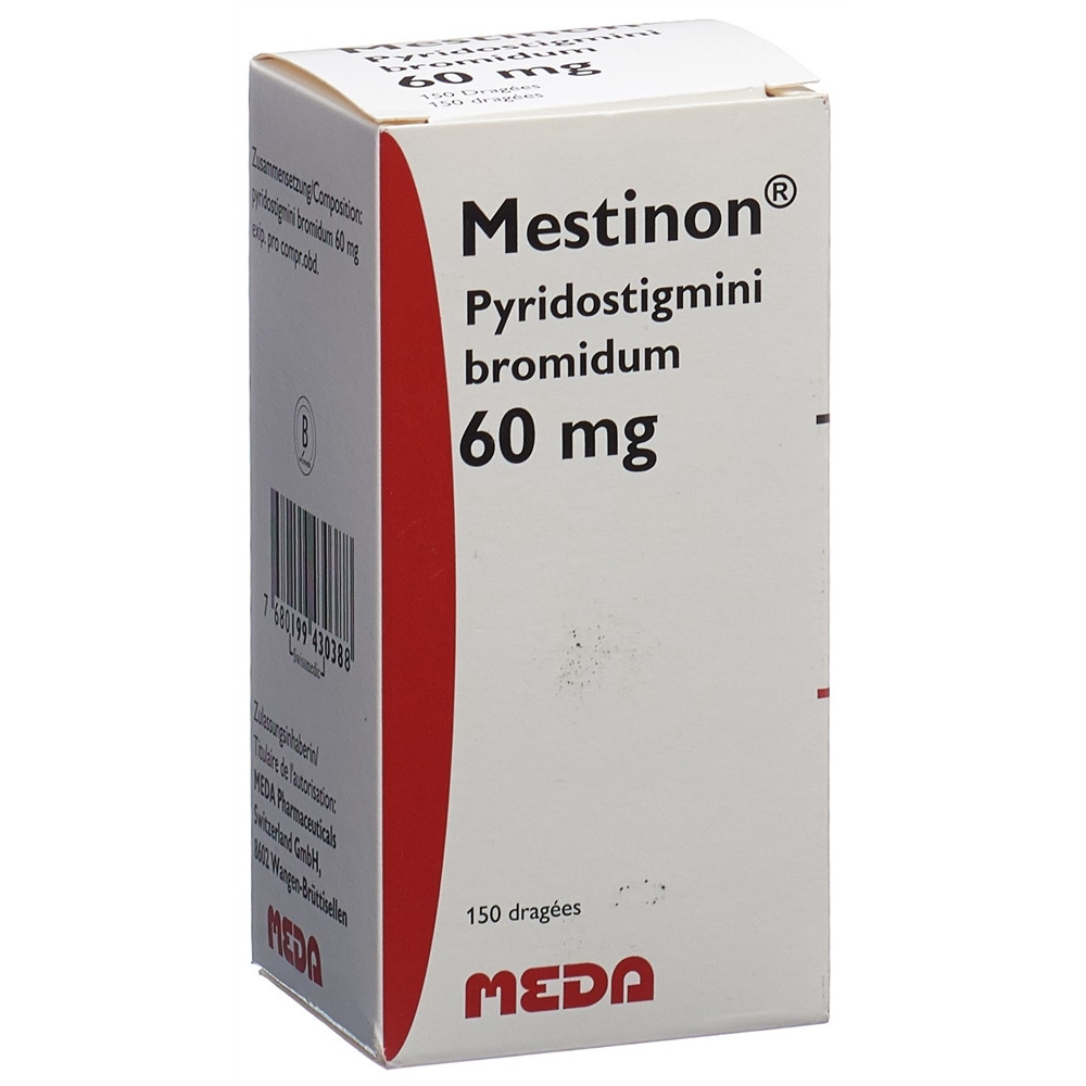 MESTINON drag 60 mg fl 150 pce