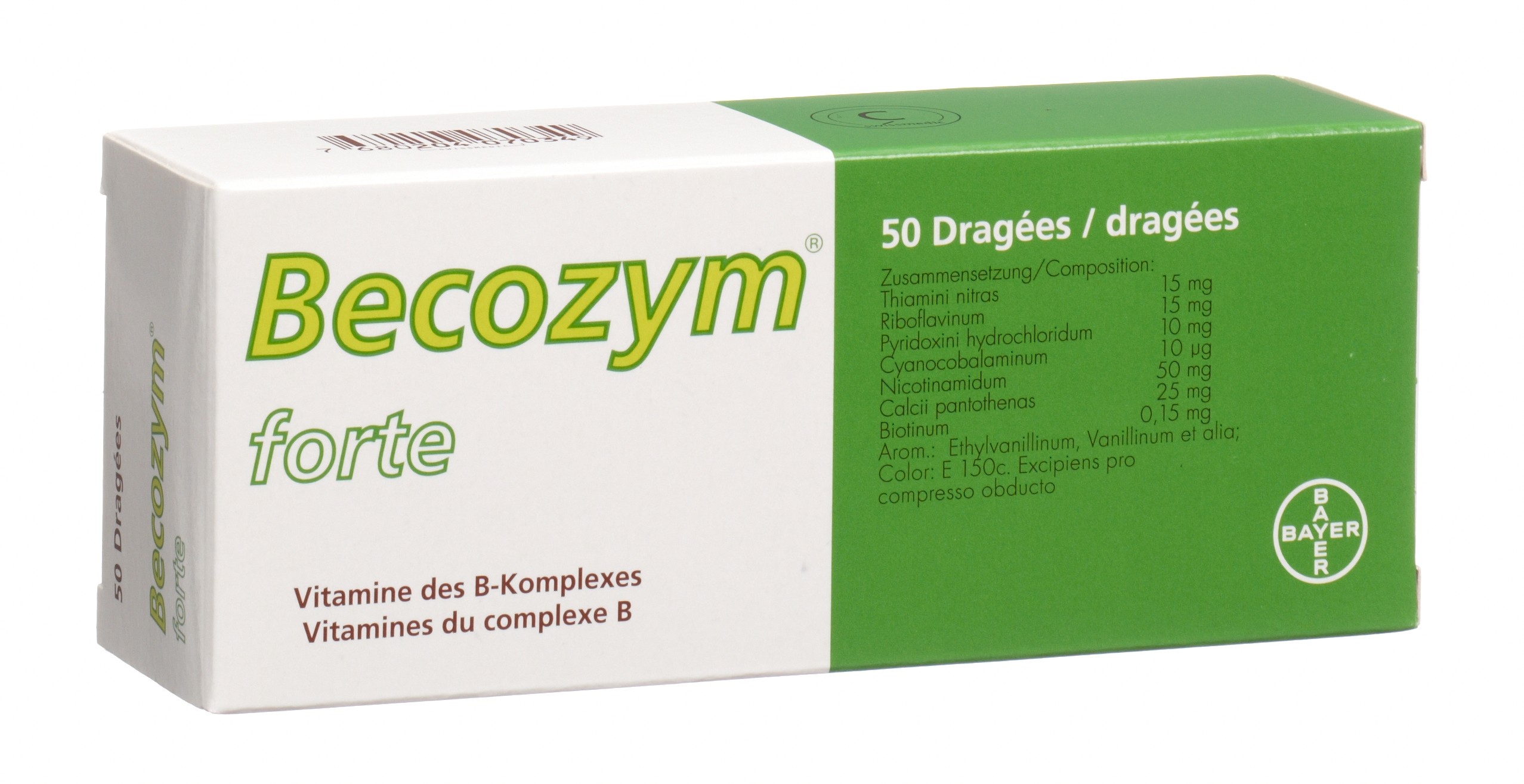 BECOZYM forte drag 100 pce