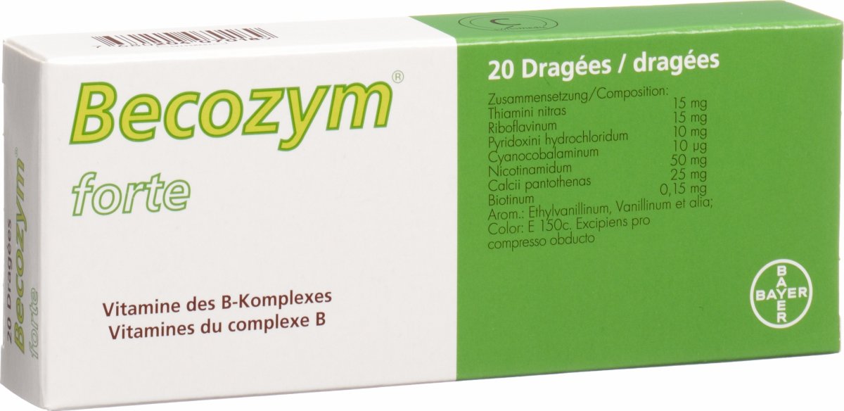 BECOZYM forte drag 20 pce