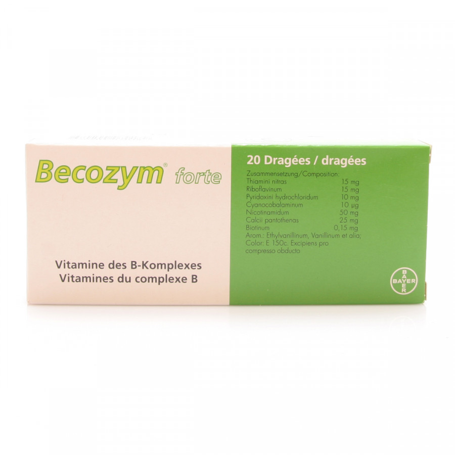 BECOZYM forte drag 20 pce