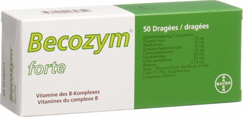 BECOZYM forte drag 50 pce
