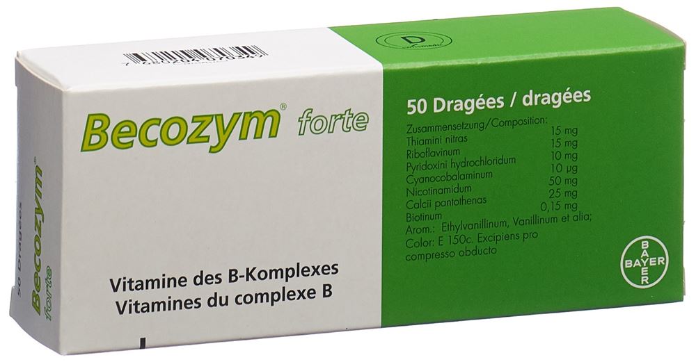 BECOZYM forte drag 50 pce