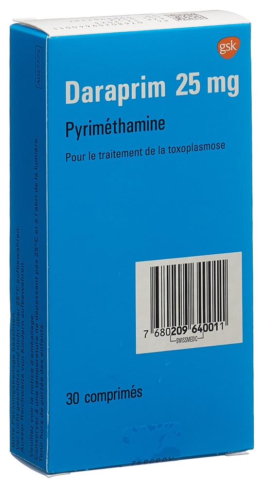 DARAPRIM cpr 25 mg 30 pce