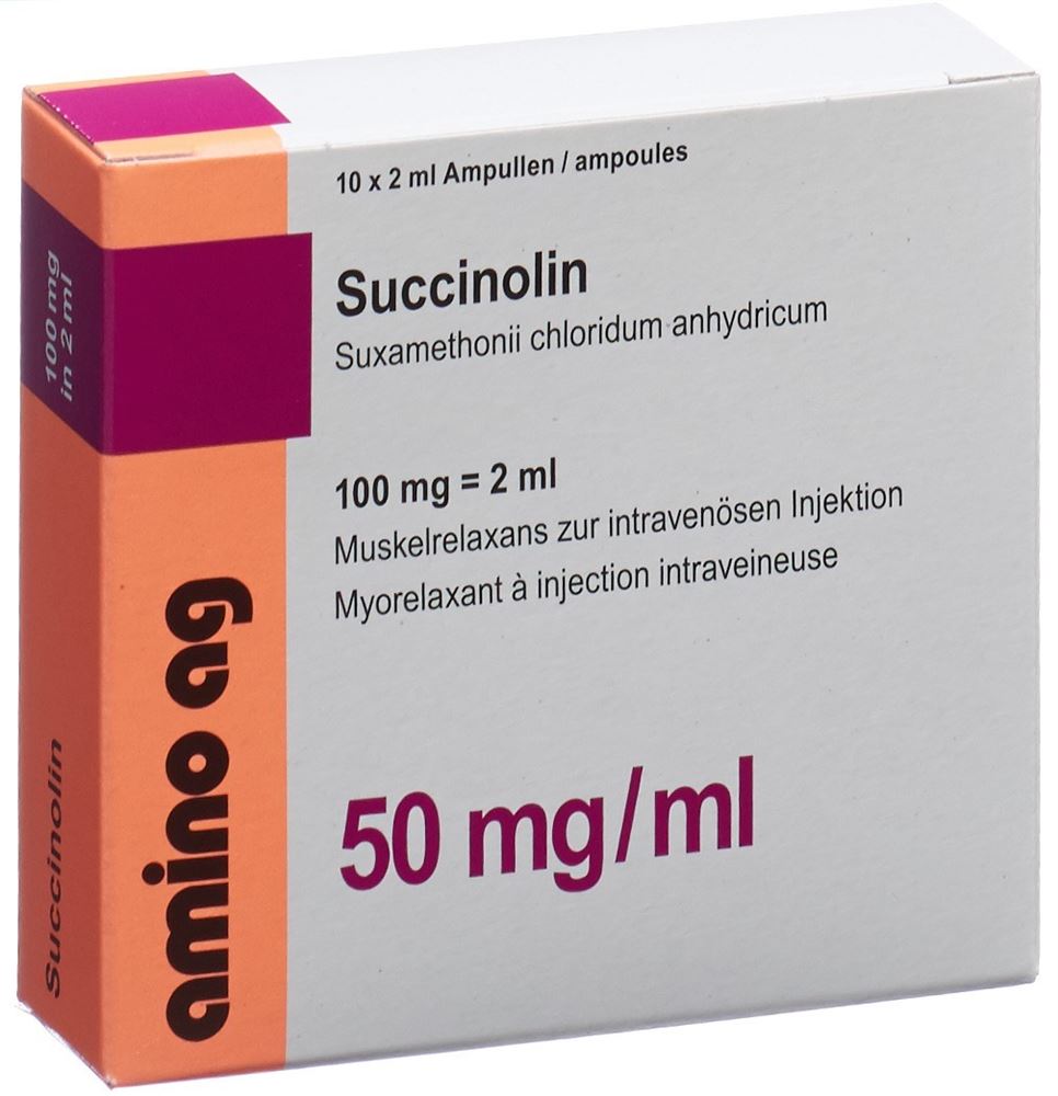 Succinolin 100 mg/2 mL, Injektionslösung