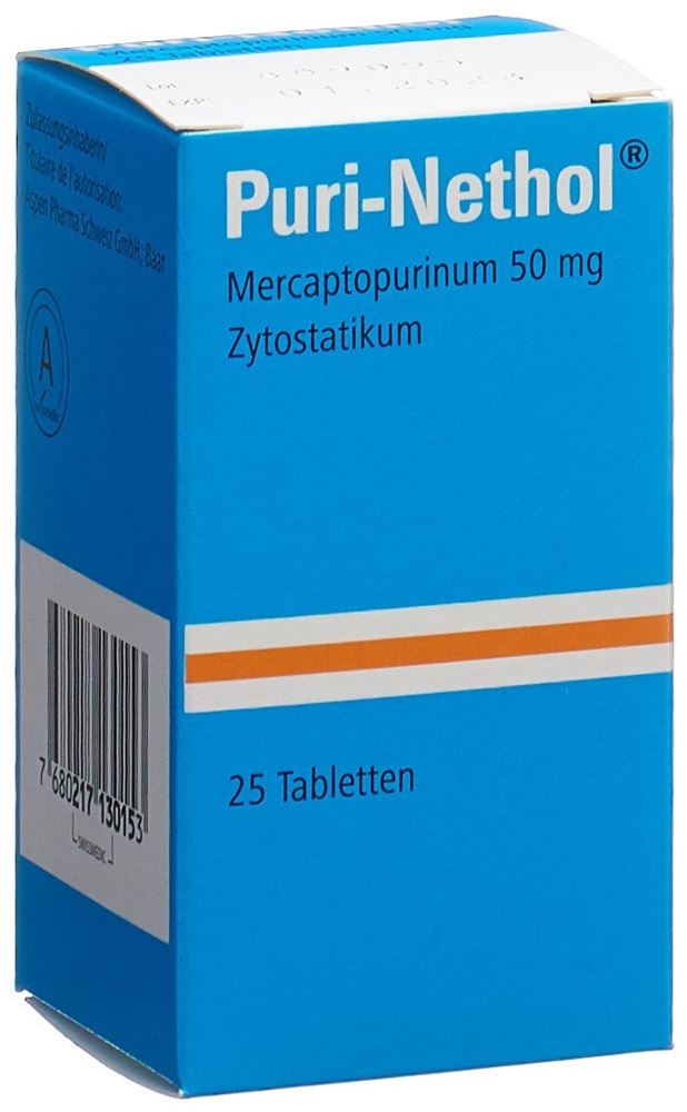 PURI-NETHOL cpr 50 mg fl 25 pce