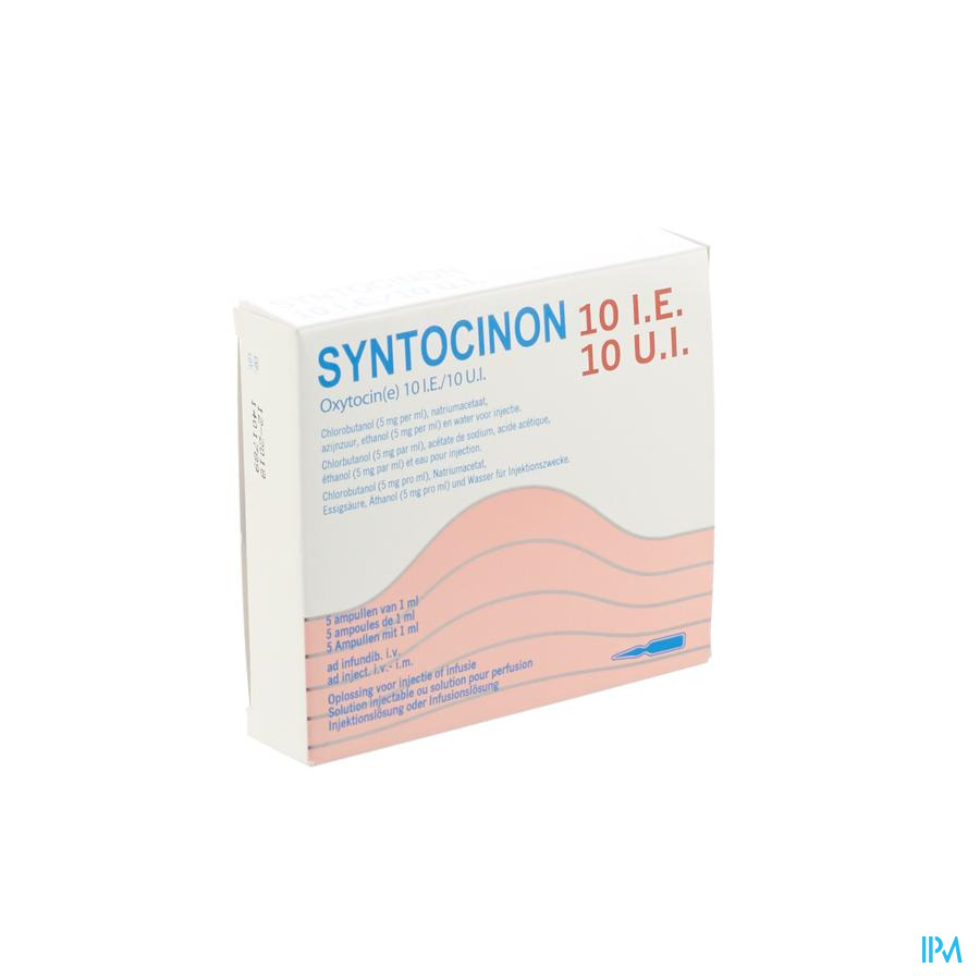 SYNTOCINON prép inj perf 5 UI (n) 5 amp 1 ml